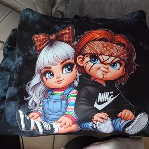 Tie dye Hoodie with Cartoon Characters